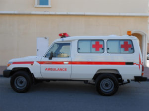 AMBULANCE VEHICLES  EXPORT DUBAI